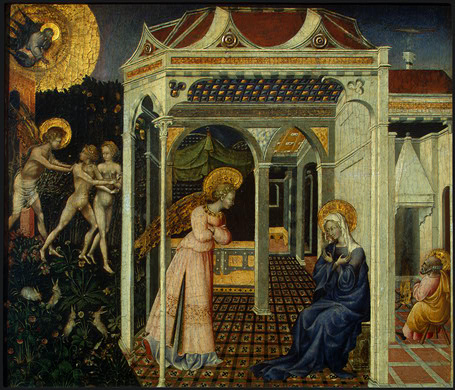 Giovanni de Paolo: Angyali üdvözlet